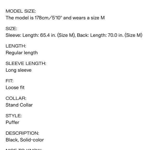 Hooded Black oversize Puffer jacket - Picture 4 of 6